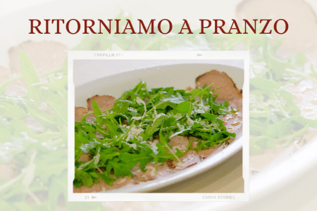 Torniamo con il pranzo